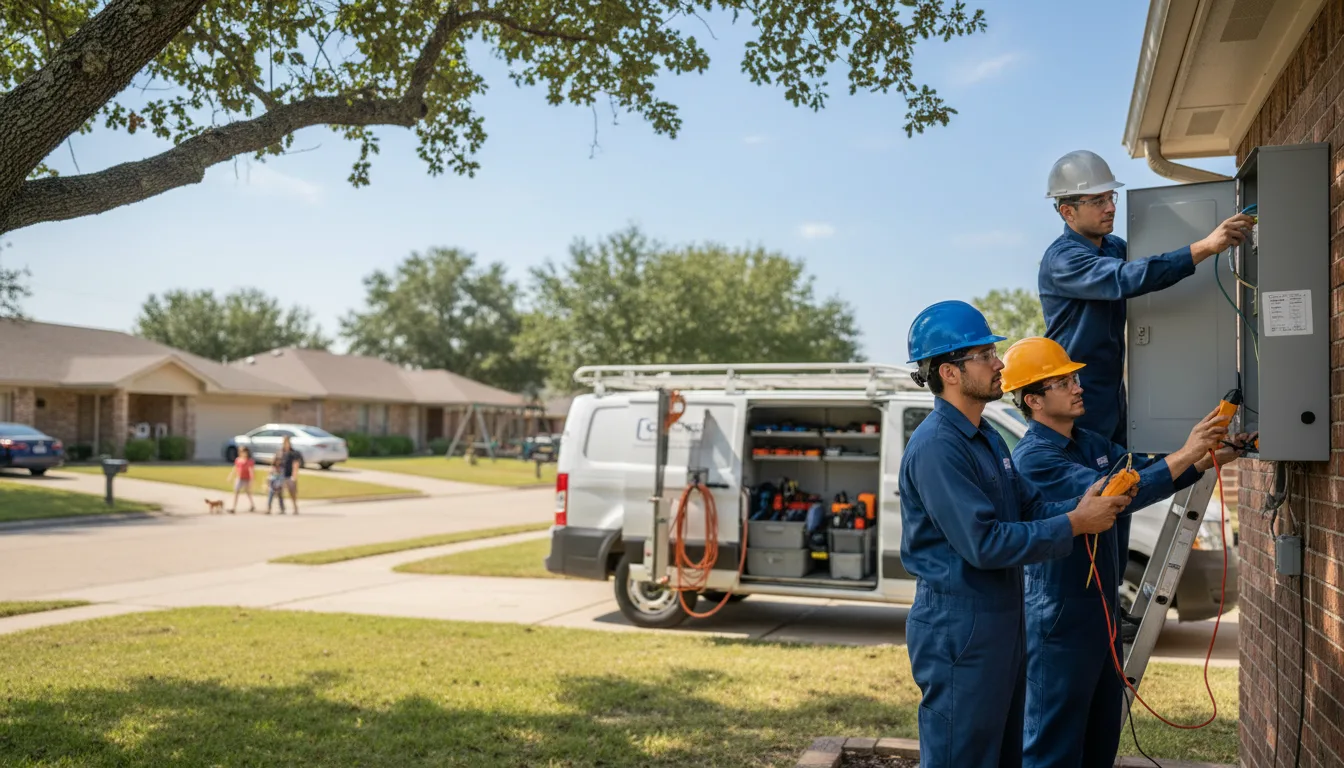 Certified electrician providing emergency electrical services in Mayfield, KS